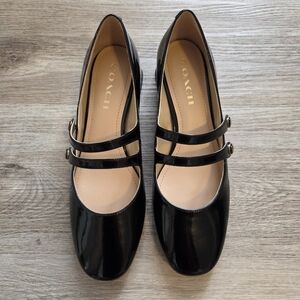 Angelina Mary Jane Pump In Black Coach